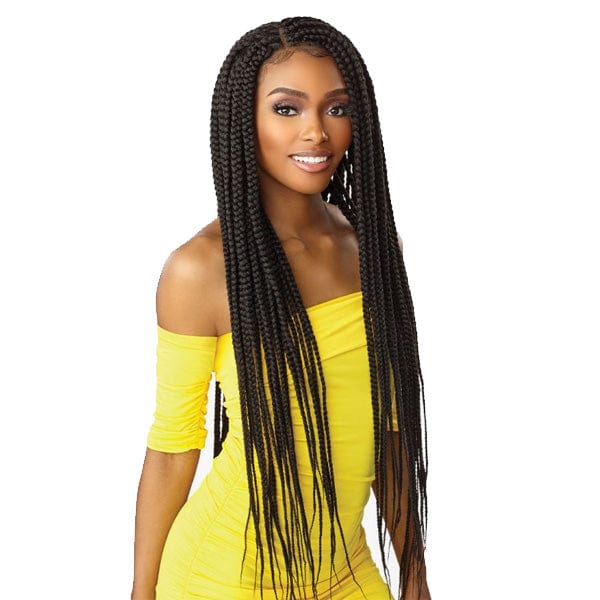 Sensationnel Cloud 9 4x4 Braid Lace Front Wig - BRAIDED BOX BRAID X-LARGE 36