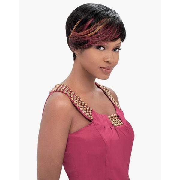 Sensationnel 100% Human Hair Bump Collection Wig - FAB FRINGE - Mose Wig