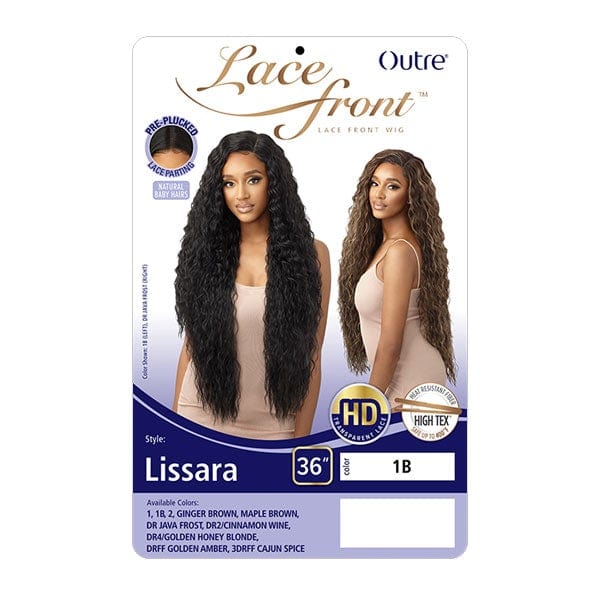 Outre Synthetic Swiss HD Lace Front Wig - LISSARA - Mose Wig