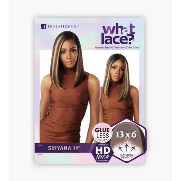 Sensationnel Cloud9 What Lace Human Hair Blend 13x6 Frontal Lace Wig - SHIYANA 14�� - Mose Wig