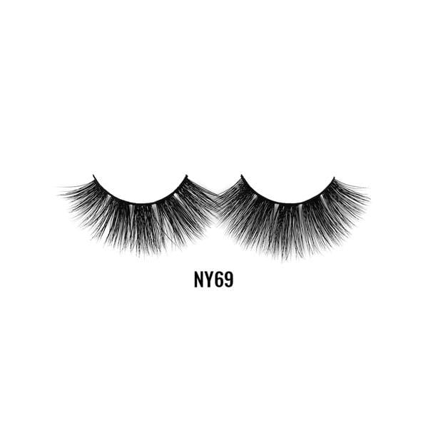 Laflare 3D NY Mink Hair Eyelashes - (C) - Mose Wig