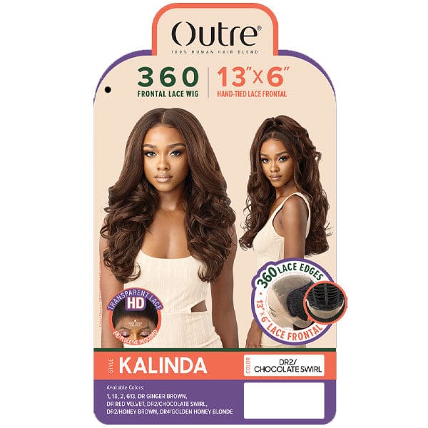 Outre Human Hair Blend 360 Lace Front Wig - KALINDA - Mose Wig