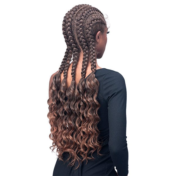 Bobbi Boss Synthetic Hair Natural Style Lace Wig - MLF629 GHANA STITCH BRAID - Mose Wig