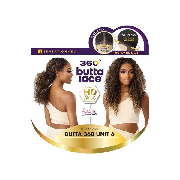 Sensationnel Butta Synthetic Hair Glueless 360 HD Lace Wig - BUTTA 360 UNIT 6 - Mose Wig
