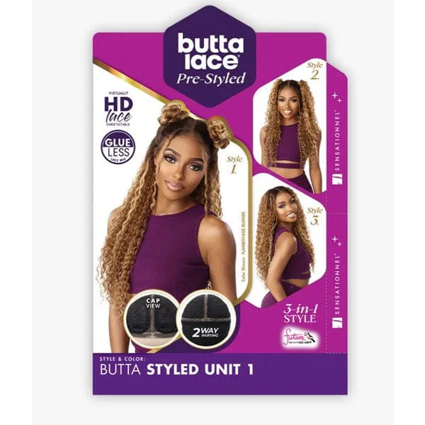 Sensationnel Synthetic Pre-styled HD Lace Front Wig - BUTTA STYLED UNIT 1 - Mose Wig