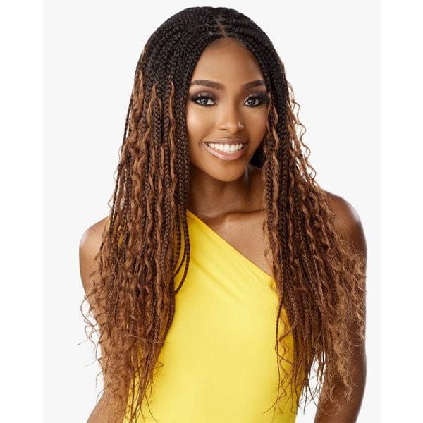Sensationnel Cloud 9 4x4 Braid Lace Front Wig - MERMAID BOX BRAID 30�� - Mose Wig