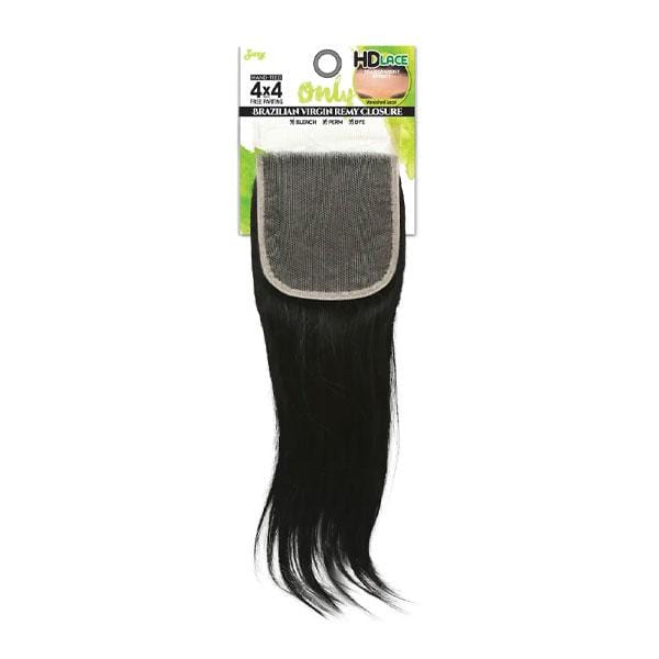 Zury Sis Only Brazilian Virgin Remy Closure - ONLY BRZ 4X4 CLOSURE STRAIGHT 10