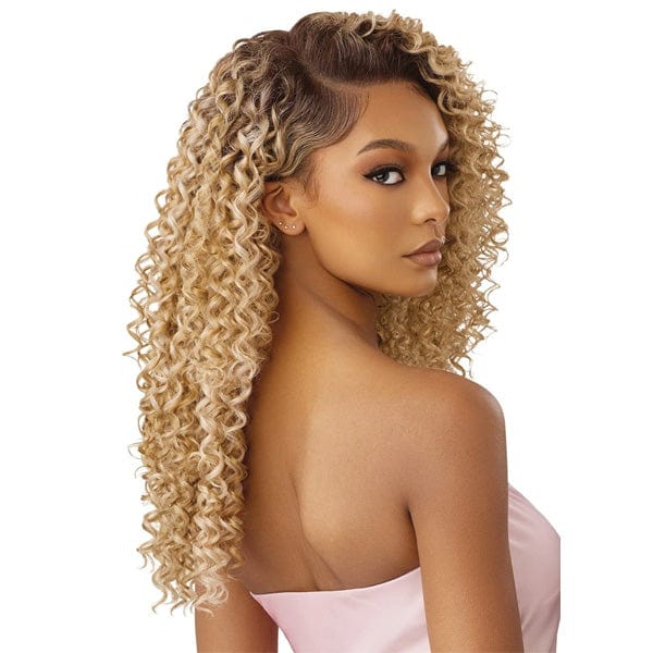Outre Airtied Human Hair Blend Glueless 13X6 HD Lace Front Wig - HHB DOMINICAN CURLY 22