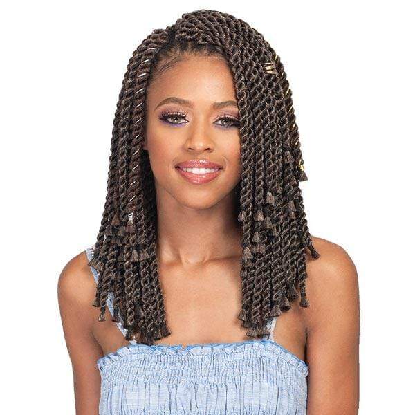 Bobbi Boss African Roots Collection Crochet Braid - BOMBA SENEGAL TWIST BLUNT TIPS 10