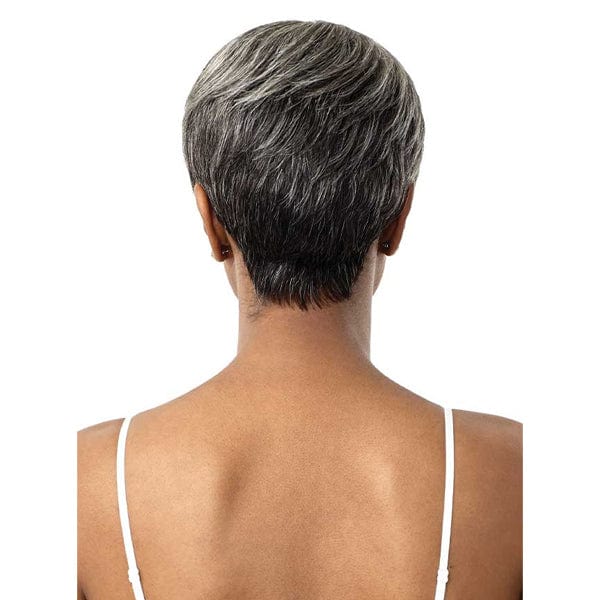 Outre 100% Human Hair Fab & Fly Gray Glamour Full Cap Wig - ASHA - Mose Wig