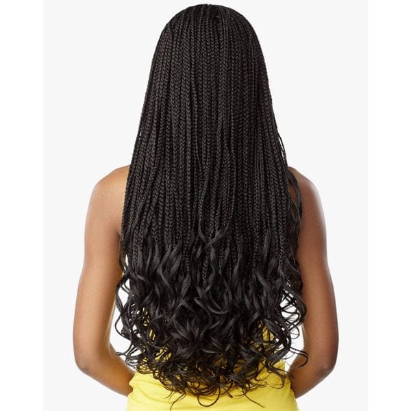 Sensationnel Cloud 9 4x4 Braid Lace Front Wig - BRAIDED BOX FRENCH CURL 30�� - Mose Wig