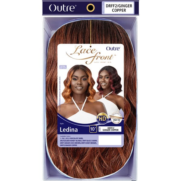 Outre Synthetic Swiss HD Lace Front Wig - LEDINA - Mose Wig