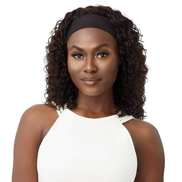 Outre 100% Human Hair WET & WAVY Headband Wig - DEEP WAVE 14
