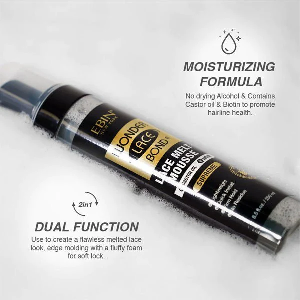 EBIN NEW YORK - WONDER LACE BOND LACE MELT MOUSSE Supreme - (C) - Mose Wig