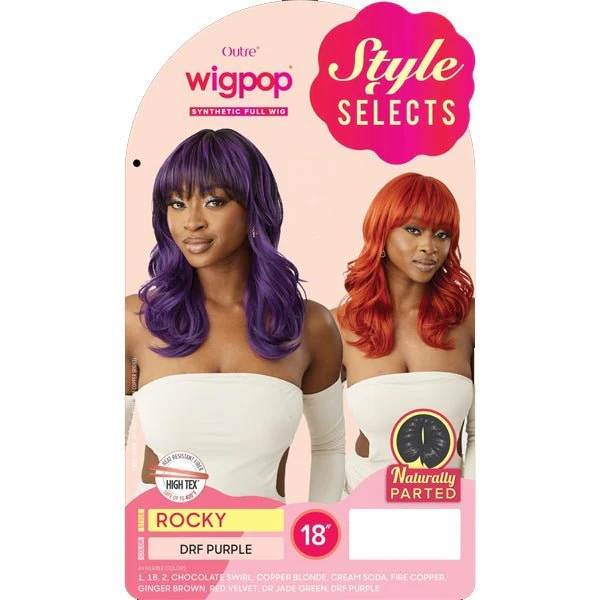 Outre Wigpop Synthetic Hair Full Wig - ROCKY - Mose Wig
