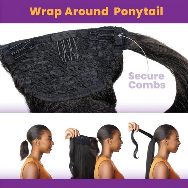 Sensationnel Synthetic Ponytail Lulu Pony Wrap - WRAP 010 - Mose Wig