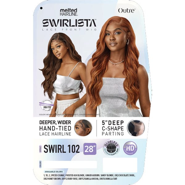 Outre Melted Hairline Synthetic Swirlista Glueless HD Lace Front Wig - SWIRL 102 - Mose Wig