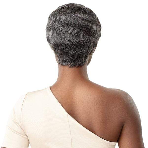 Outre 100% Human Hair Fab & Fly Gray Glamour Wig - MARINETTE - Mose Wig