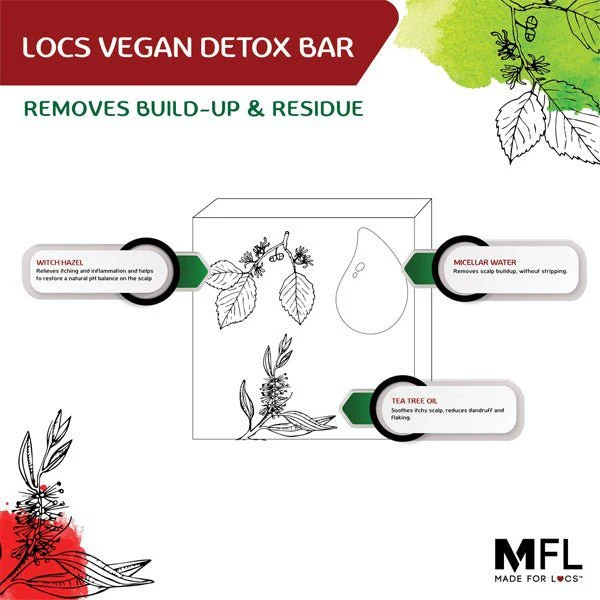 MFL - Locs Vegan Detox Bar - 120g - (C) - Mose Wig