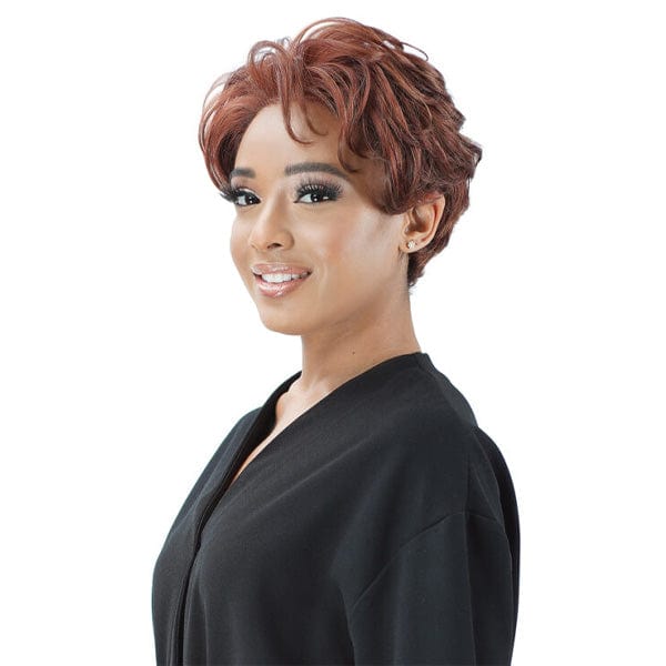 Zury Sis Human Hair Blend Natural Mix Hand-Tied Lace Front Wig - PM LF LUCY - Mose Wig