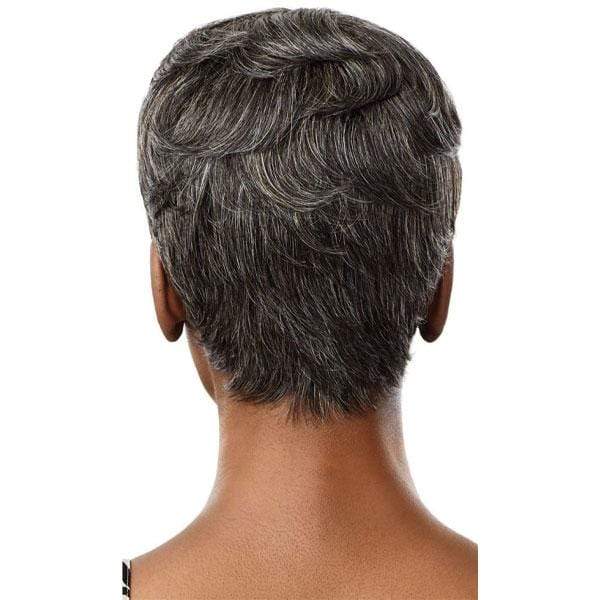 Outre 100% Human Hair Fab & Fly Gray Glamour Wig - ADDISON - Mose Wig
