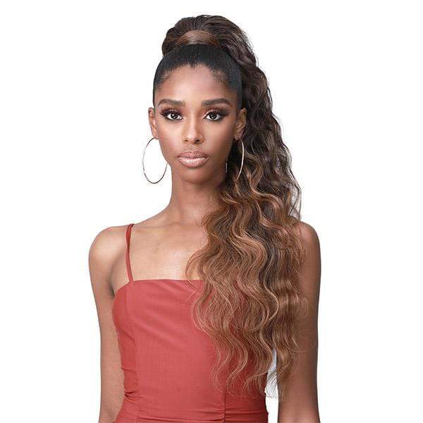 Bobbi Boss Miss Origin Tress Up Human Hair Blend Ponytail -MOD022 BODY WAVE 28