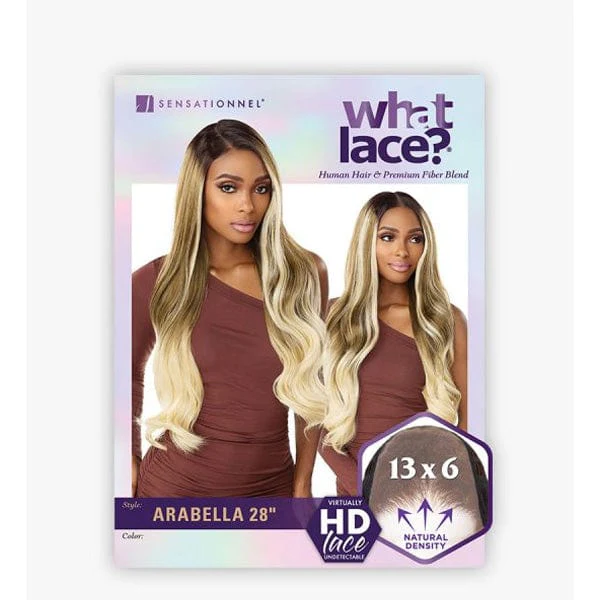 Sensationnel Cloud9 What Lace Human Hair Blend 13x6 Frontal Lace Wig - ARABELLA 28