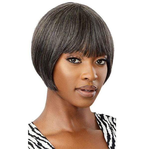 Outre 100% Human Hair Fab & Fly Gray Glamour Wig - HARRIET - Mose Wig