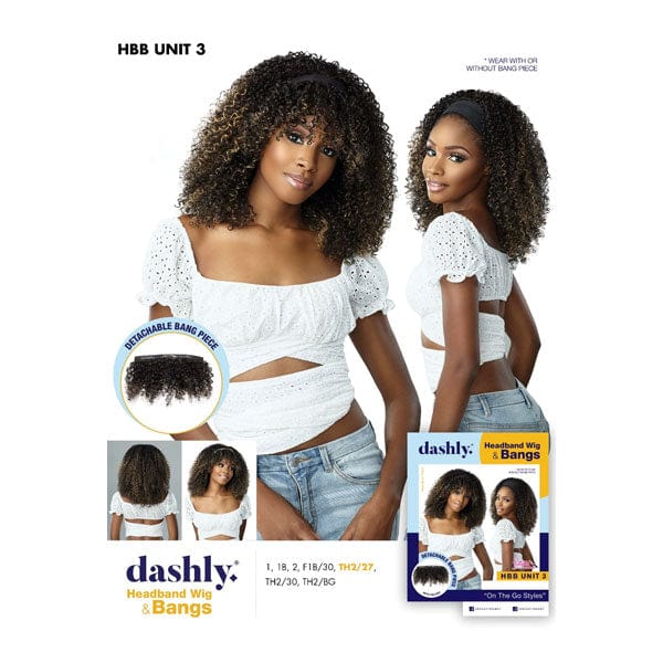 Sensationnel Dashly Synthetic Headband Wig & Bangs - HBB UNIT 3 - Clearance - Mose Wig