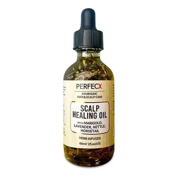 PERFECX [Herbal Infused, Ayurvedic] - SCALP HEALING OIL - 2oz - (C) - Mose Wig