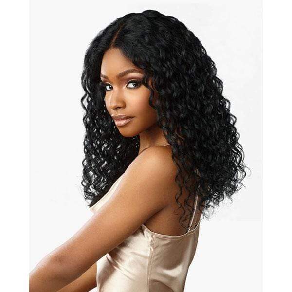 Sensationnel 100% Virgin Human Hair 12A 13X4 Frontal HD Lace Wig - NATURAL DEEP 18