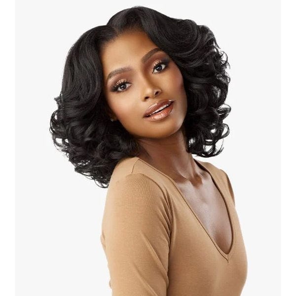 Sensationnel Kinky Edges Kinks & Co 13x6 HD Lace Front Wig - 13x6 KINKY BODY WAVE 14