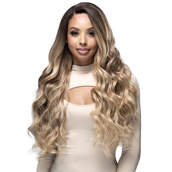 Bobbi Boss Human Hair Blend 13X4 Swiss Lace Front Wig - MBLF403 HANNIE - Mose Wig