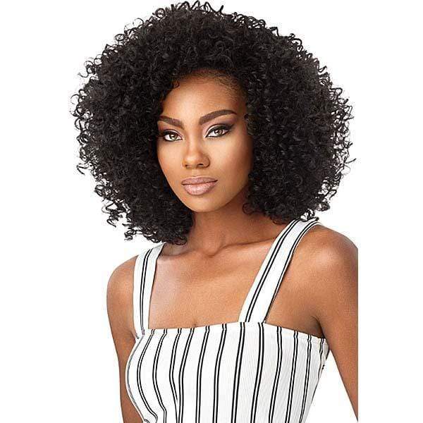 Outre Quick Weave Synthetic Half Wig - 3A PASSION CURL - Mose Wig