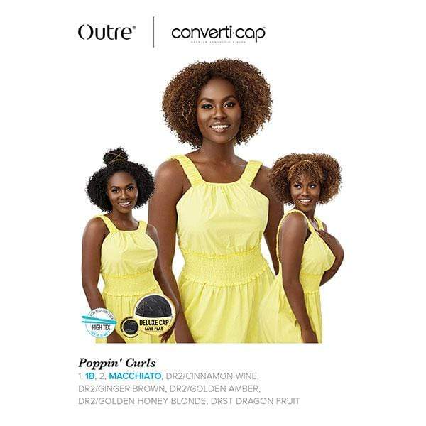 Outre Converti Cap Synthetic Hair Wig - POPPIN CURLS - Mose Wig