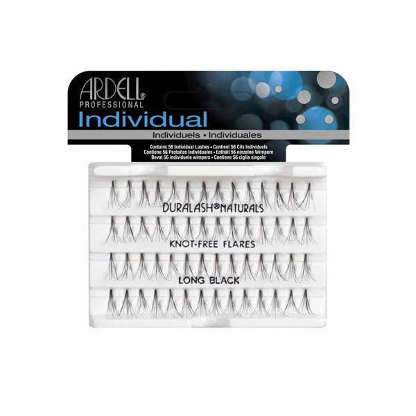Ardell - Professional - Knotted Individuals -  Long Black - Eyelash - (C) - Mose Wig