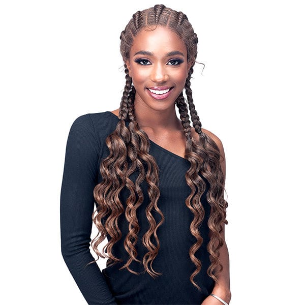 Bobbi Boss Synthetic Hair Natural Style Lace Wig - MLF629 GHANA STITCH BRAID - Mose Wig