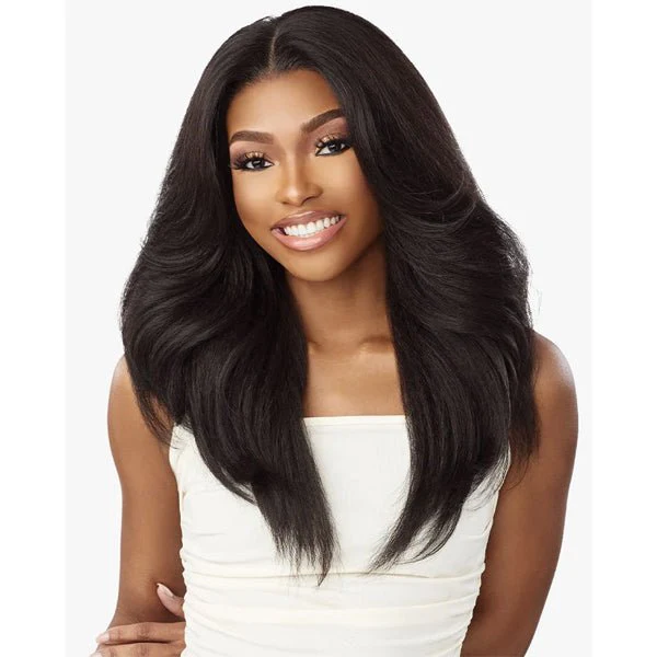 Sensationnel Kinky Edges Kinks & Co 13x6 HD Lace Front Wig - 13x6 KINKY LAYERED BLOW OUT 22 - Mose Wig