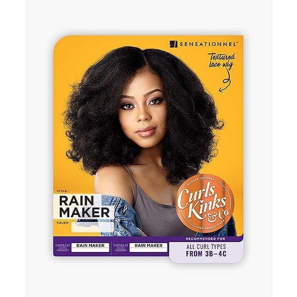 Sensationnel Empress Curls Kinks & CO Textured Synthetic Lace Front Wig - RAIN MAKER - Clearance - Mose Wig
