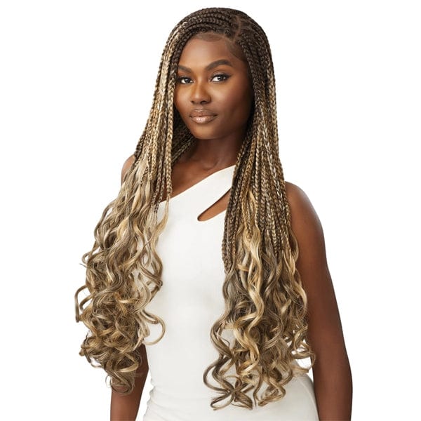 Outre 13x4 HD Pre-Braided Lace Front Wig - FRENCH CURL BOX BRAIDS 32