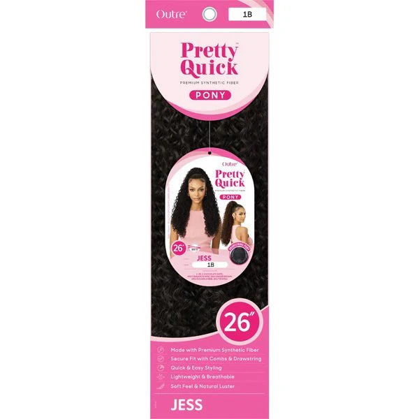 Outre Pretty Quick Synthetic Wrap Ponytail - JESS - Mose Wig