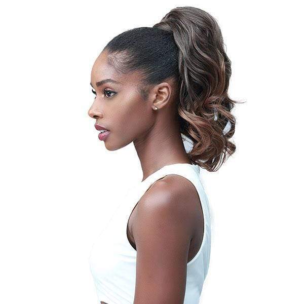 Bobbi Boss Miss Origin Tress Up Human Hair Blend Ponytail - MOD005 LOOSE CURL 14