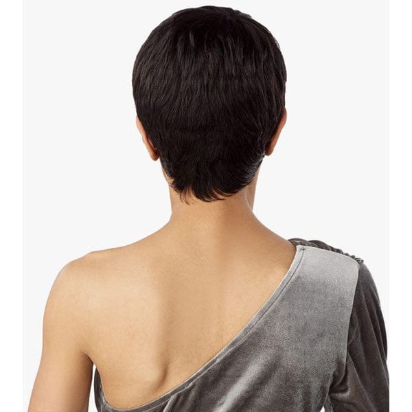 Sensationnel Empire Salt & Pepper 100% Human Hair Celebrity Series Wig - EVIE - Mose Wig