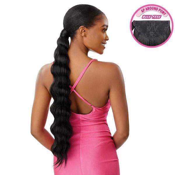 Outre Pretty Quick Synthetic Wrap Ponytail - FINGER WAVE 24