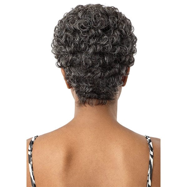 Outre 100% Human Hair Fab & Fly Gray Glamour Full Cap Wig - HH DINA - Mose Wig