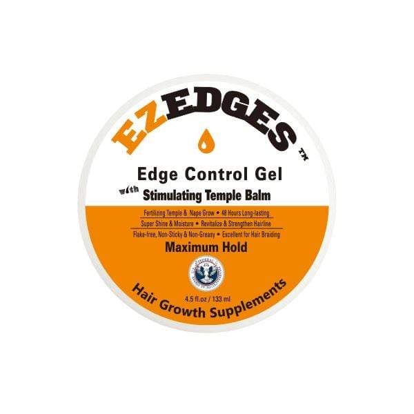 Oh Yes EzEdges Edge Control Gel - STIMULATING TEMPLE BALM ( 3 oz & 4.5 oz ) - (C) - Mose Wig