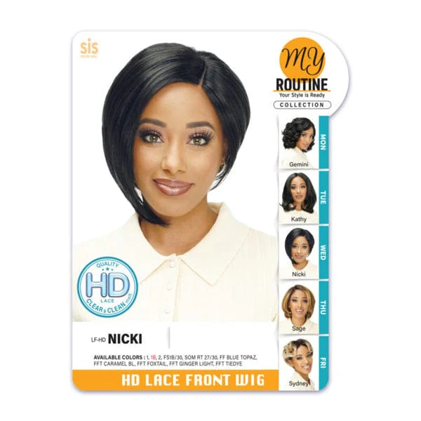 Zury Sis My Routine Synthetic HD Lace Front Wig - LF HD NICKI - Mose Wig