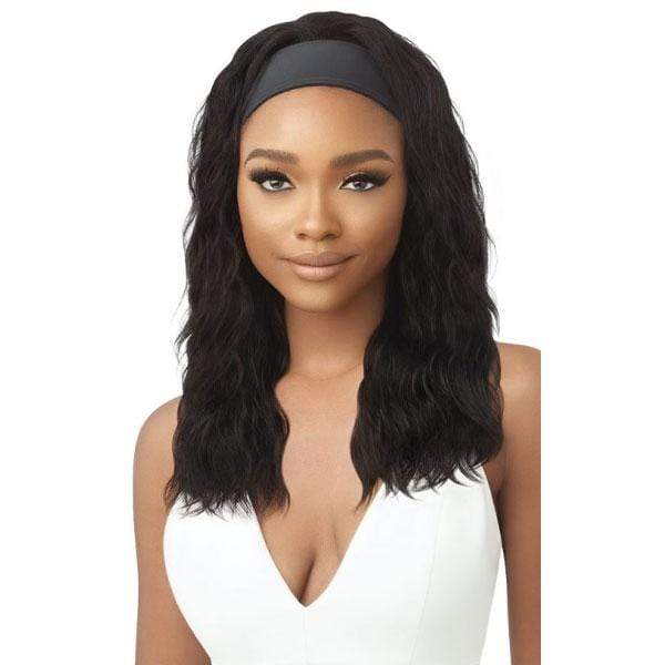 Outre 100% Human Hair WET & WAVY Headband Wig - LOOSE BODY 20