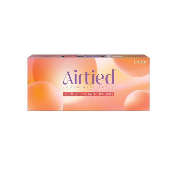 Outre Airtied Human Hair Blend Glueless 13X6 HD Lace Front Wig - HHB GLAM WAVES 28