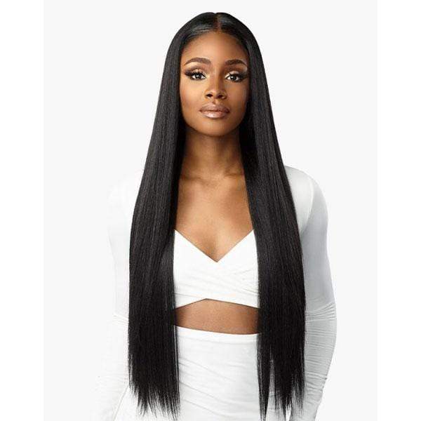 Sensationnel Butta Human Hair Blend Lace Front Wig - STRAIGHT 32